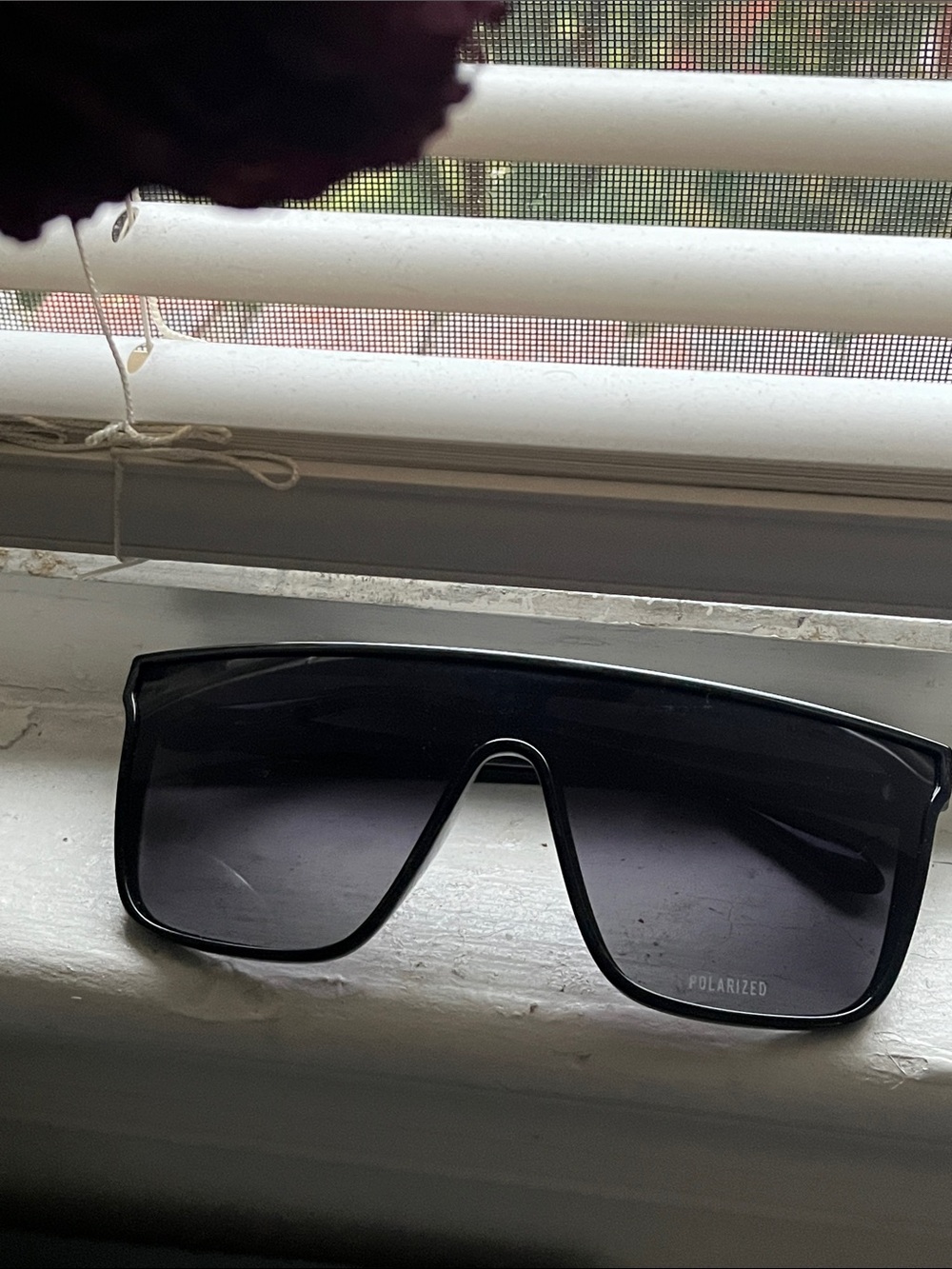 Quay Shield Sunglasses with Polarized Lenses